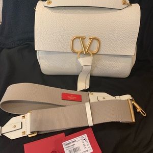 Valentino top handle, cross body VRing bag.